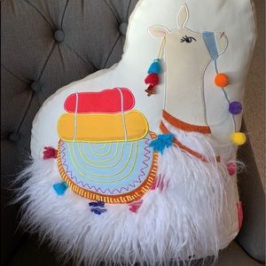 Llama decorative pillow
